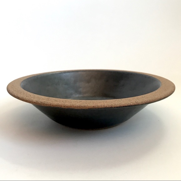 Handmade Pair of Glazed Black Ceramic Small Bowls - Picture 4 of 8